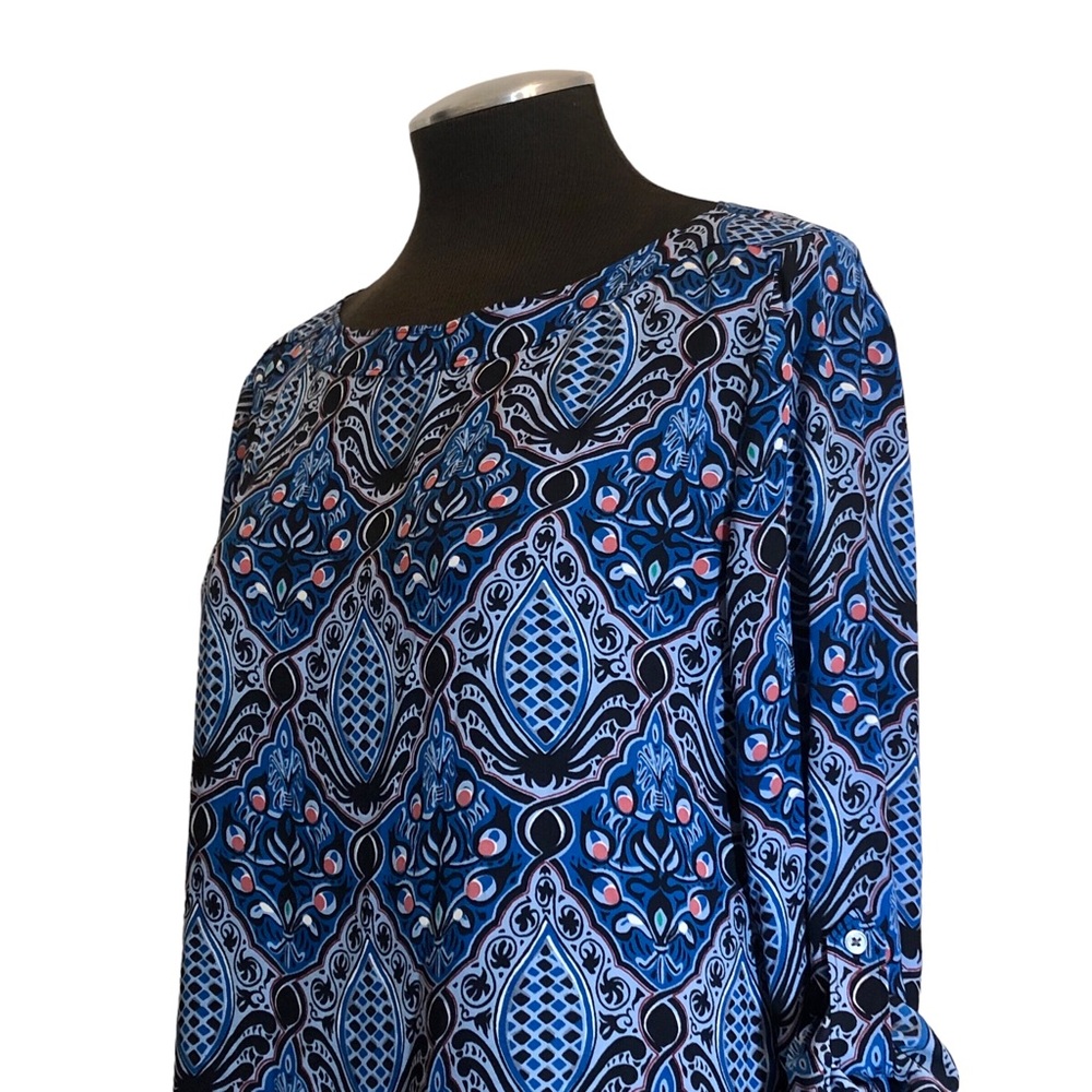 LOFT - Baroque Tab Sleeve Blouse - Picture 8 of 10